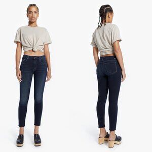 MOTHER The Looker Ankle Fray Coffee, Tea, Or Me? Jeans Size 27